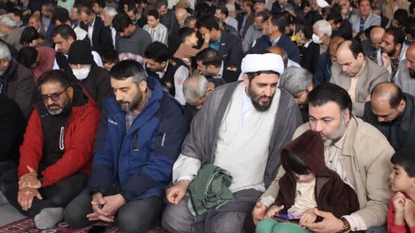 اقامه نماز جمعه روز جهانی قدس در شهرستان سمنان 