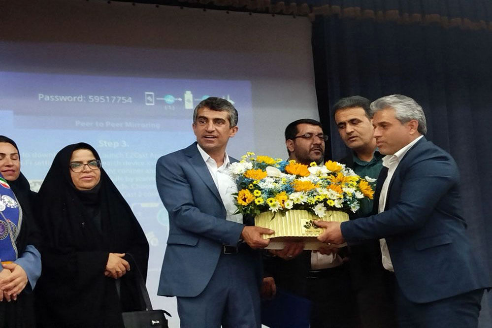 جلسه معارفه و تکریم مدیر آموزش و پرورش شهرستان جم