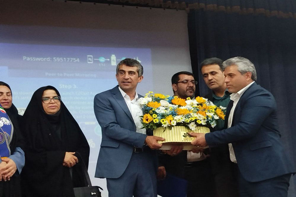 جلسه معارفه و تکریم مدیر آموزش و پرورش شهرستان جم