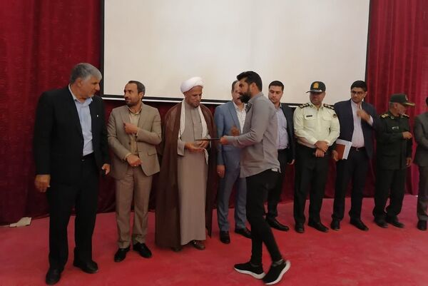 آیین تکریم و معارفه رئیس شعبه اول دادگاه عمومی و رئیس حوزه قضایی شهرستان بیضا 