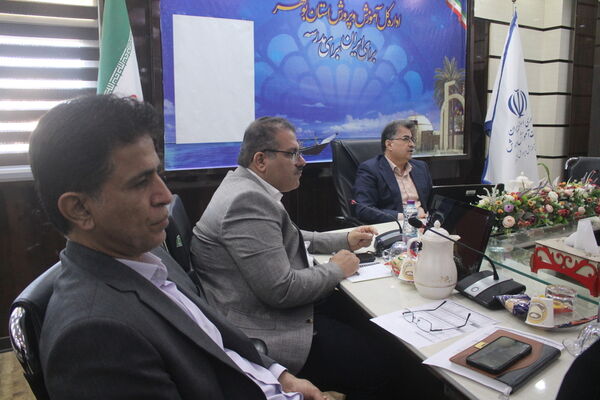 چهارمین نشست کارگروه سفر ریاست جمهوری در آموزش و پرورش استان بوشهر
