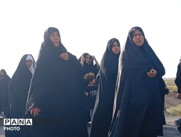 پیاده روی جاماندگان اربعین بانوان علیاشهر و شهرک شهید بهشتی