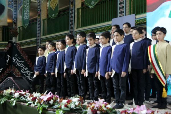 مراسم قرار هشتم و سالگرد حاج قاسم در یزد 