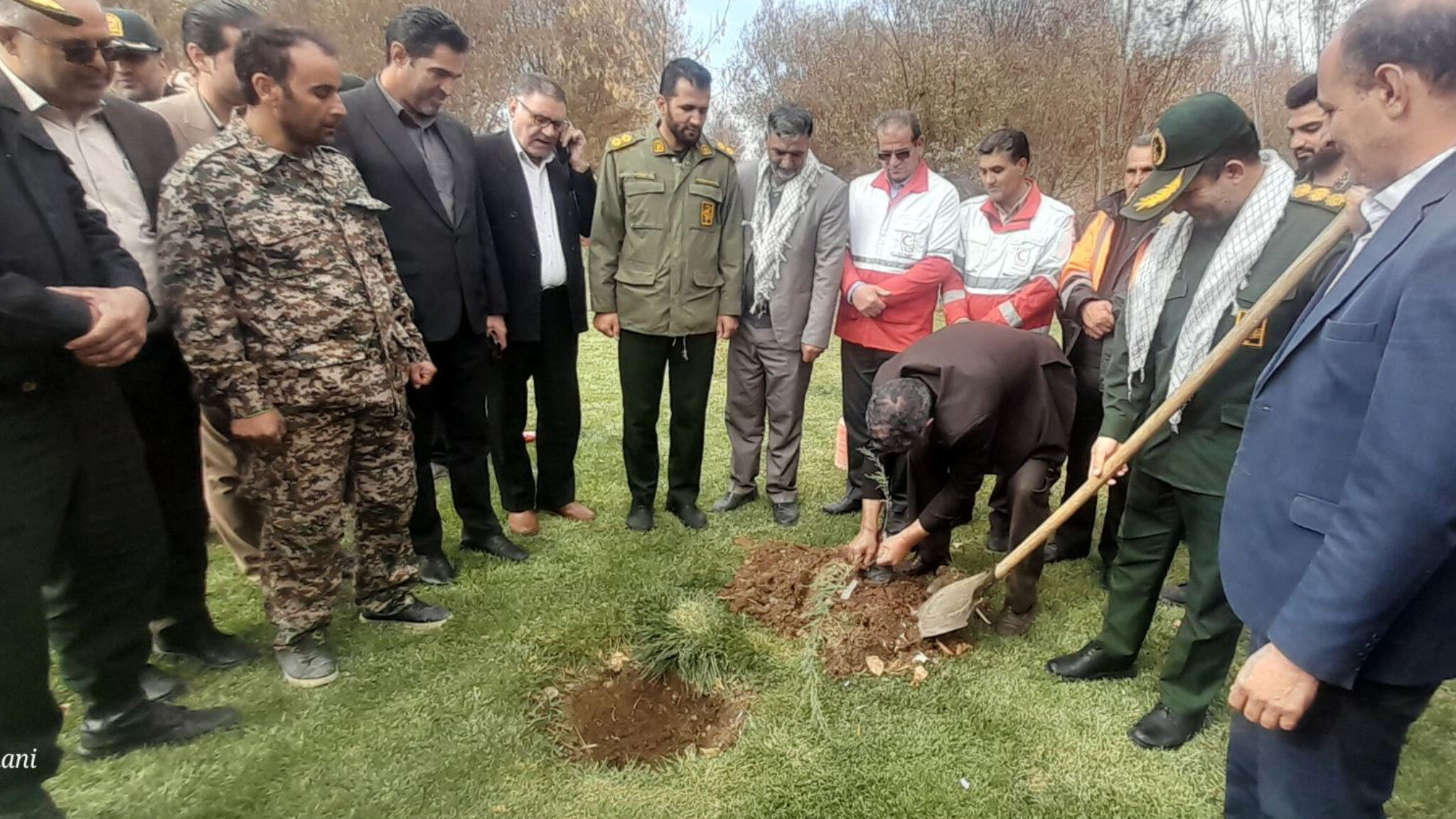 نمایش اقتدار بسیجیان در نورآباد به‌مناسبت هفته بسیج مستضعفین