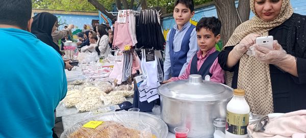 برپایی بازارچه در  دبستان امام جعفر صادق (ع) آشخانه