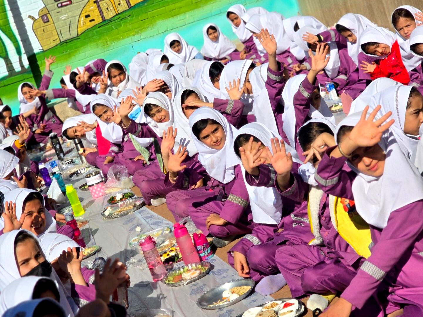 برگزاری همایش غذای سالم در دبستان بوستان 