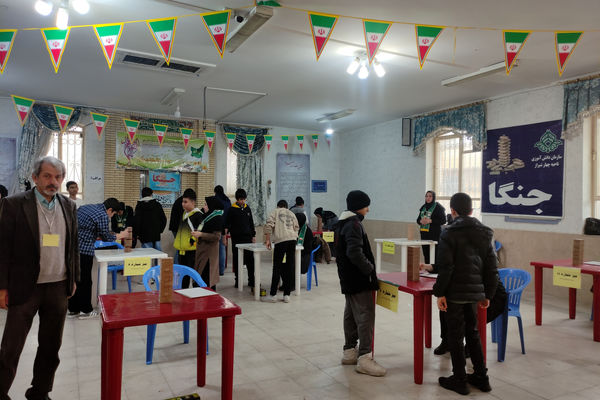 برگزاری مسابقات بازی فکری رشته جنگا ناحیه 4 شیراز