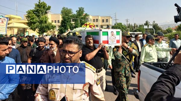تشییع پیکر پاک شهید مدافع وطن احسان فرخیانی در یاسوج