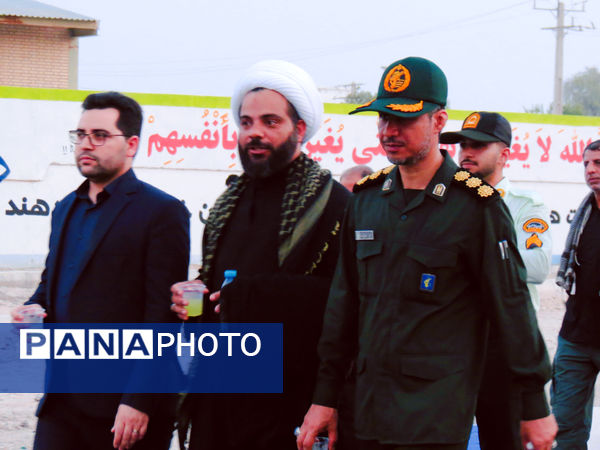 جاماندگان اربعین در بندرخمیر، شور حسینی را به خیابان‌ها آوردند