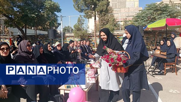 افتتاحیه طرح آهن یاری در دبیرستان کوثر فرهنگیان