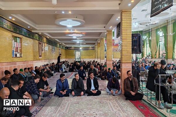 مراسم عزاداری شهادت امام جعفر صادق علیه السلام در حسینیه شهربار