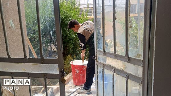 بازدید فرمانده سپاه پاسداران کوهدشت ازاجرای طرح شهید عجمیان در مدرسه معرفت شهرستان کوهدشت