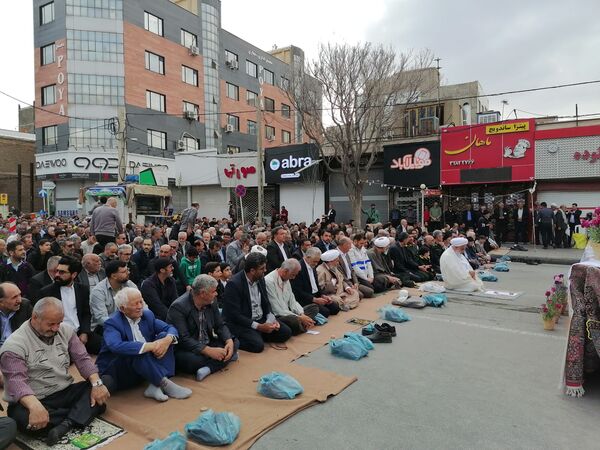  نماز عید فطر در شهرستان آبیک