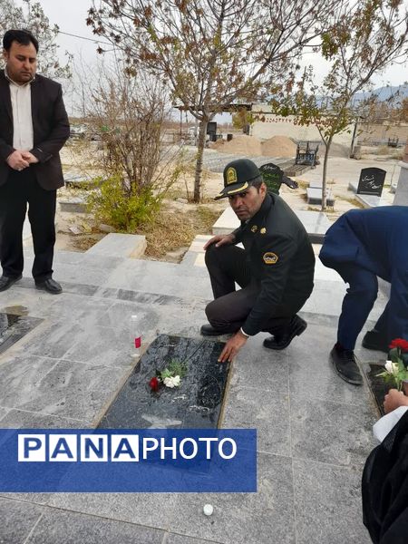 غبارروبی مزار شهدای شهر قاضی و شهر آوا 