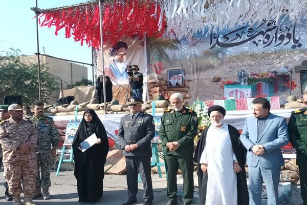 تشییع پیکر پاک شهید گمنام پدافندهوایی در بهبهان