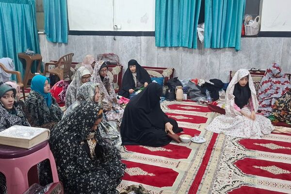 مراسم اعتکاف در مسجد امام حسین(ع) ناحیه یک شهرری