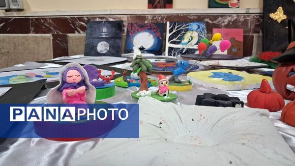 نمایشگاه هنری مدرسه شهید مدرس تبریز