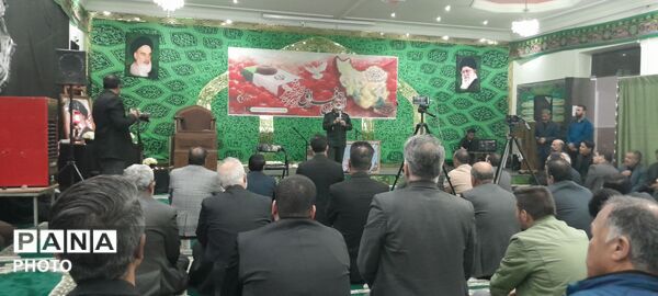 چهلمین روز شهادت امام خامنه‌ای در آموزش و پرورش تبادکان