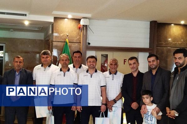 مراسم بدرقه کاروان تیم فوتسال ناحیه دو شهرری به مسابقات برزیل