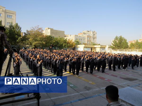 آغاز روزی پرنشاط با اجرای ورزش صبحگاهی در مدارس بجنورد 