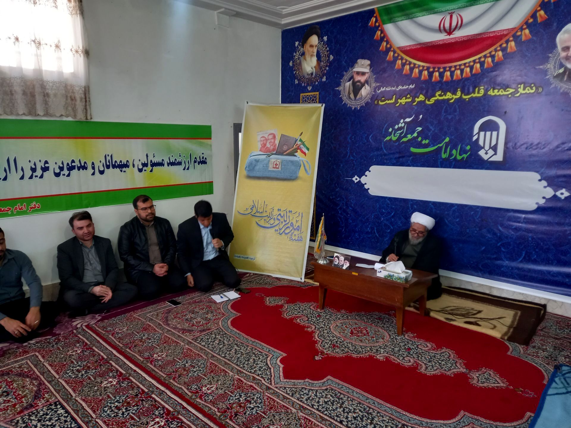 دیدار معاونین و مربیان پرورشی با امام جمعه شهر آشخانه