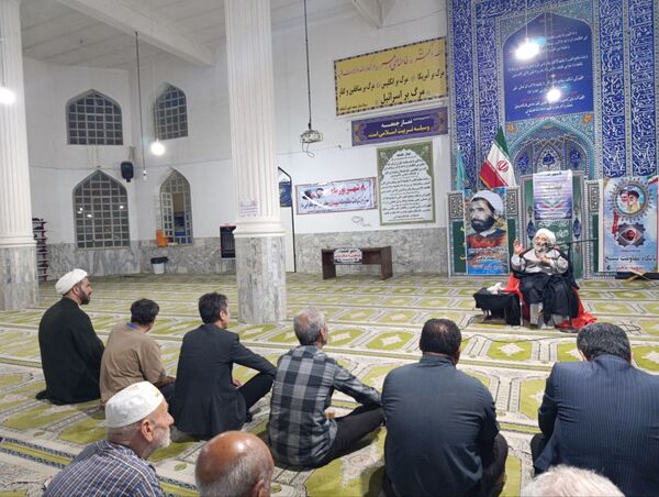 مراسم بزرگداشت شهدای دولت در مسجد جامع آشخانه