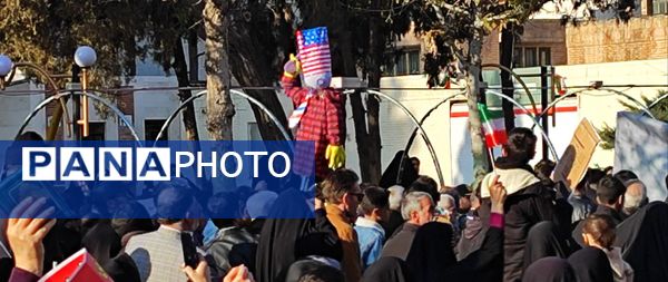 راهپیمایی میثاق با ولایت و محکوم نمودن اغتشاشات گروه های تروریستی در کاشمر