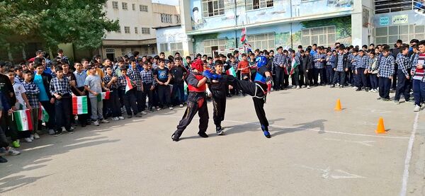 برگزاری المپیاد ورزشی دبیرستان شهیدرجایی یک شهرستان بجنورد 