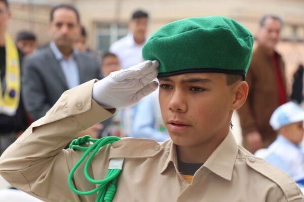 آیین نمادین نکوداشت هفته پدافند غیرعامل در نیشابور 