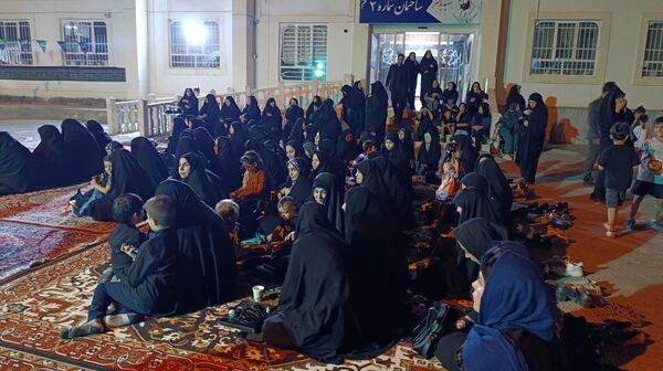 هیئت اجتماع حسینی در اداره آموزش و پرورش ناحیه ۷ مشهد مقدس