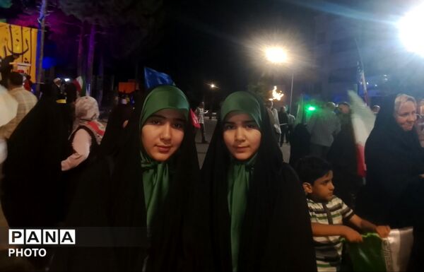 حماسه‌سازی دوباره رشتخوار در یکصدمین شب از تجمعات شبانه