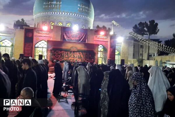 عزاداری در امام زاده عمادالدین 