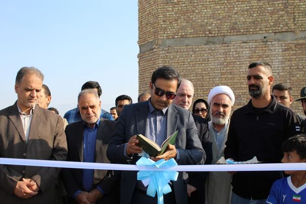افتتاح زمین چمن روستای خوجان 