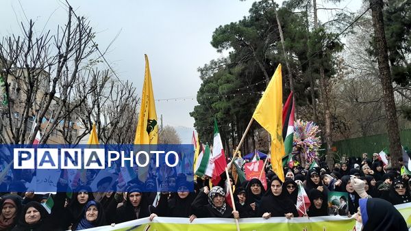 سنگ تمام مردم کرج در راهپیمایی روز قدس 