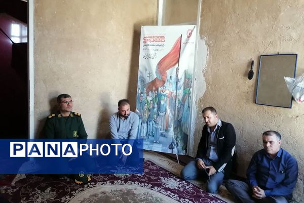 دیدار مسئولین شهر بیضا از خانواده شهدا