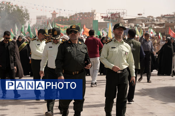 جلوه هایی از کاروان نمادین ورود کریمه اهل بیت به قم