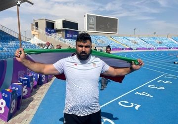یاسین خسروی درخشان‌تر از همیشه؛ طلای پرتاب وزنه‌ ریاض به ایران رسید