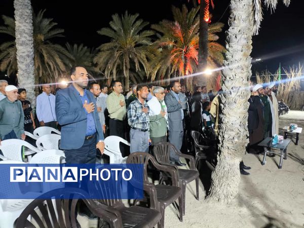 یادواره شهدا در روستای آرنگو پایین 