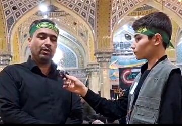 عرض ارادت دانش آموزان سادات به ام ابیها(س)