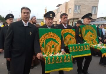استقبال از خادمان مولای عشق و مهربانی در دبیرستان خدیجه کبری(س) صفاشهر