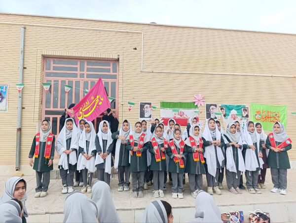 جشن نیمه شعبان در دبستان خدیجه کبری ابرکوه
