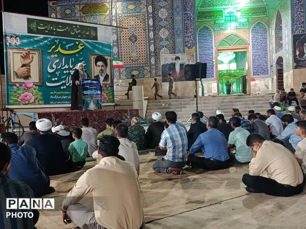جشن عید غدیر در جوار امامزادگان حاجی‌آباد
