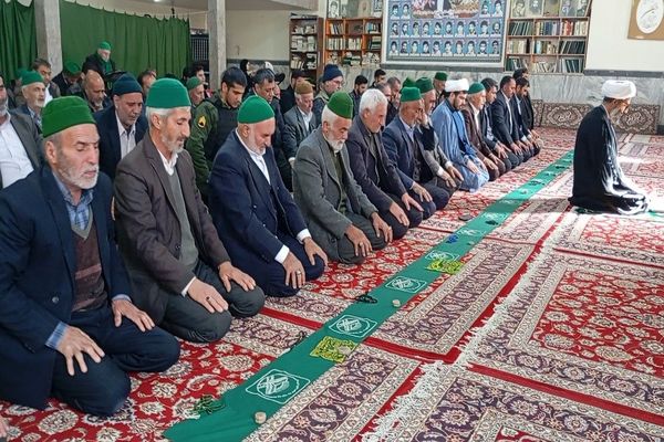 اقامه نماز جمعه در آخرین هفته ماه مبارک شعبان شهر بار نیشابور 