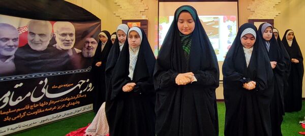 پویش برمدار مقاومت در ناحیه۶ مشهد