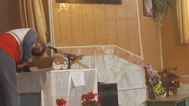 برگزاری کارگاه طرح ماهر هلال احمر در کانون سمیه شهرستان شیروان