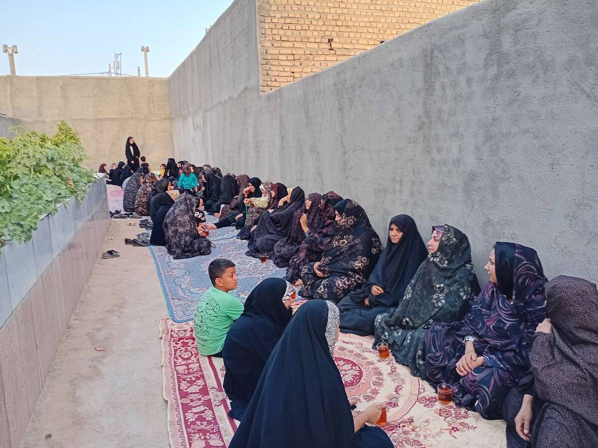 روضه خانگی به مناسبت چهلم امام حسین ع در خلیل آباد