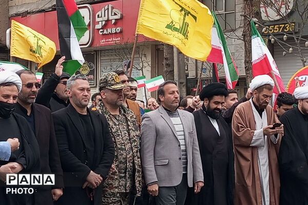 میعادگاه نماز جمعه روز قدس مردم نصیرشهر
