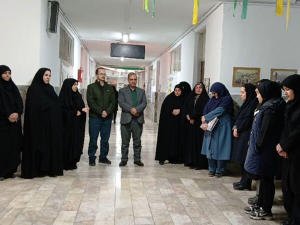 افتتاحیه سالن مطالعه شهید سردار سلیمانی در دبیرستان آزرم ناحیه یک مشهد