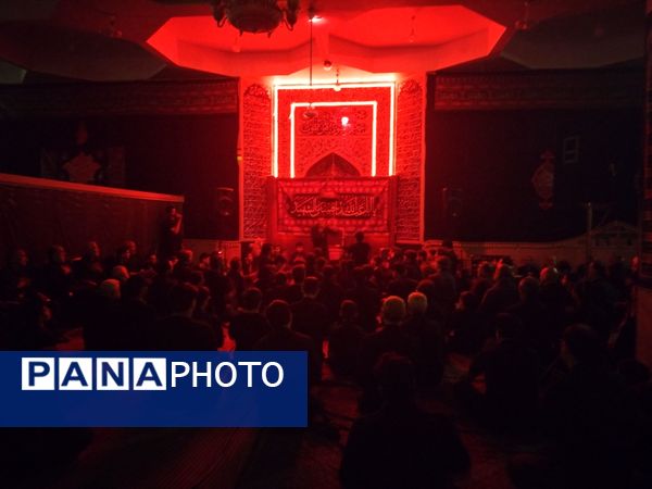 عزاداری به مناسبت شب عاشورا در مسجد حضرت صاحب الزمان(عج)