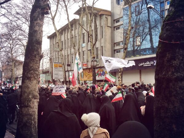 راهپیمایی 22 بهمن در لاهیجان